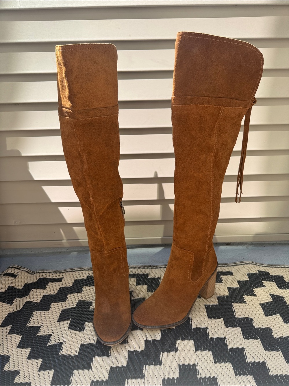 Franco Sarto Elnora Tall Suede Heeled Boots